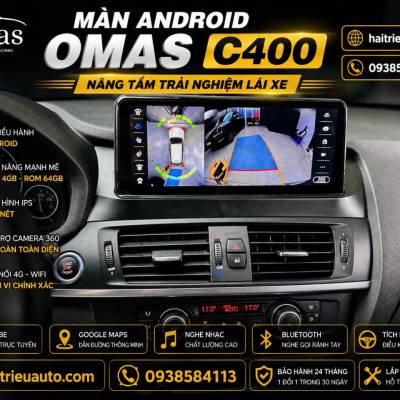 M&agrave;n h&igrave;nh android Omas C400 360 xe BMW X4