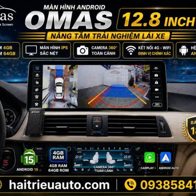 M&agrave;n h&igrave;nh android Omas 12.8 inch 360 xe BMW 320