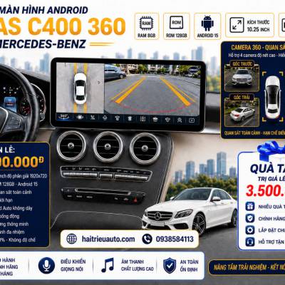 M&agrave;n h&igrave;nh android Omas C400 360 Mercedes 