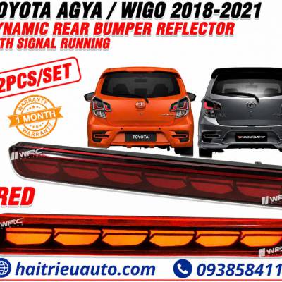 Đ&egrave;n Led cản sau theo xe Toyota Wigo