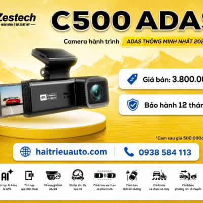 Camera h&agrave;nh tr&igrave;nh Zestech C500 adas