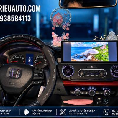 M&agrave;n h&igrave;nh android Omas M12 xe Honda city 2026