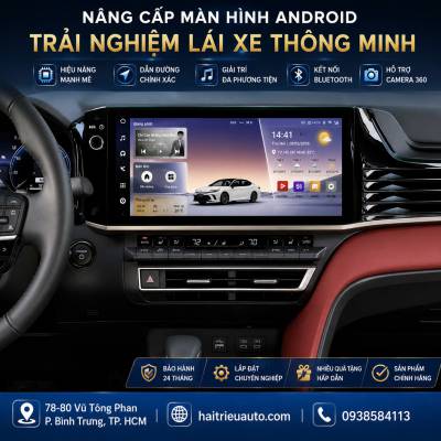 M&agrave;n h&igrave;nh android xe Camry 2025