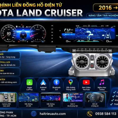 M&agrave;n h&igrave;nh xe toyota Land cruiser 2016 l&ecirc;n 2026