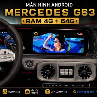 M&agrave;n h&igrave;nh android xe Mercedes G63