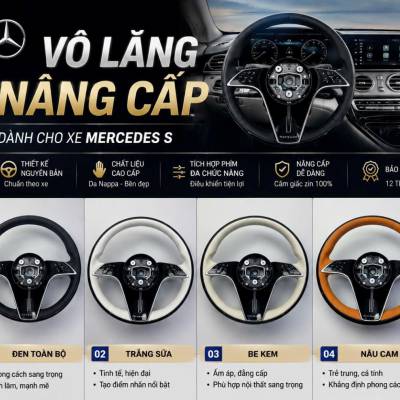 V&ocirc; lăng độ xe Mercedes S