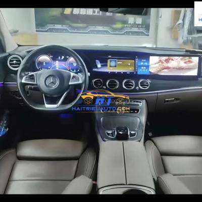 M&agrave;n h&igrave;nh android xe Mercedes E 2016-2019