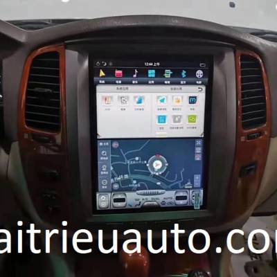 M&agrave;n h&igrave;nh tesla android xe Lexus LX 470