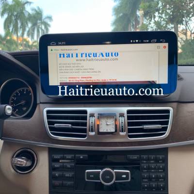 M&agrave;n h&igrave;nh android cho xe Mercedes E400 2015