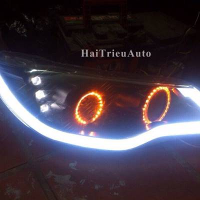 Độ bi xenon v&agrave; led cho đ&egrave;n pha honda civic