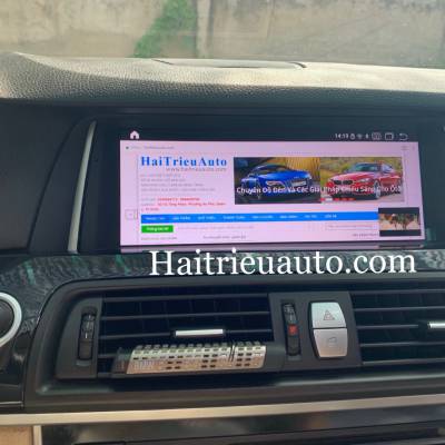 M&agrave;n h&igrave;nh android theo xe BMW 528i