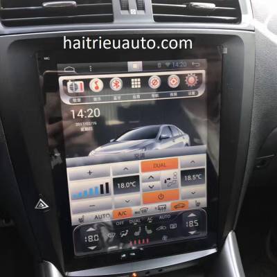 M&agrave;n h&igrave;nh tesla android theo xe Lexus IS 250