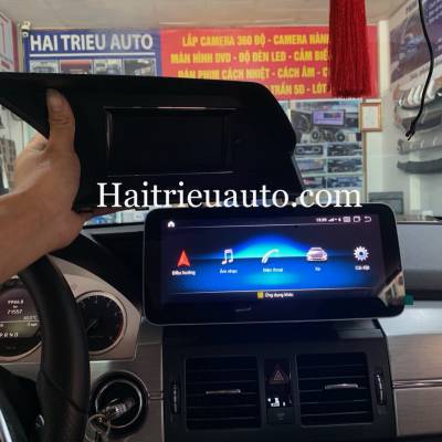 M&agrave;n h&igrave;nh android theo xe Mercedes GLK 300