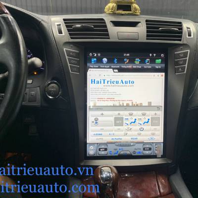 M&agrave;n h&igrave;nh android theo xe Lexus LS600h