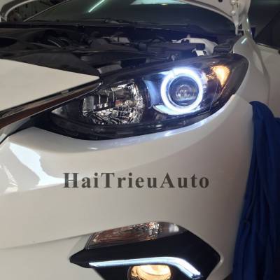 Độ đ&egrave;n led cho mazda 3