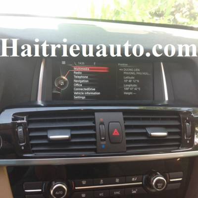 N&acirc;ng cấp m&agrave;n h&igrave;nh NBT cho xe BMW x3