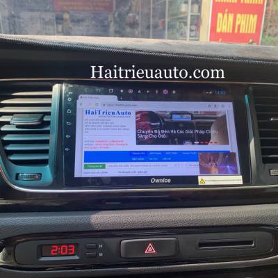 M&agrave;n h&igrave;nh android Ownice theo xe Kia Sedona