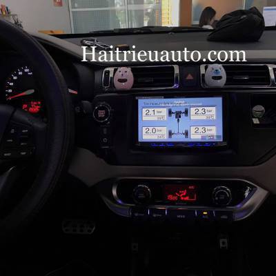 cảm biến &aacute;p suất lốp v&agrave;o m&agrave;n h&igrave;nh dvd xe oto