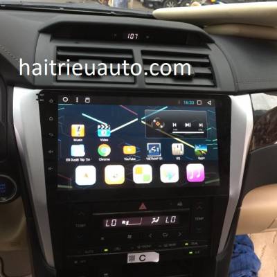 m&agrave;n h&igrave;nh android cho xe camry 2018