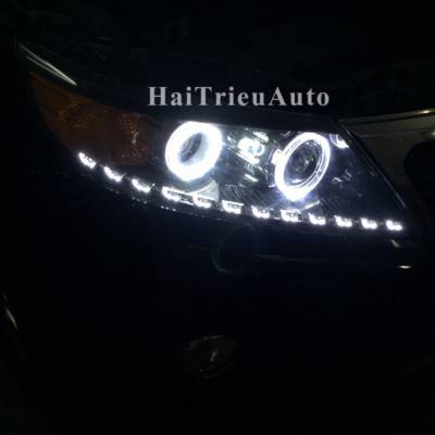 Độ đ&egrave;n led pha cho xe sorento