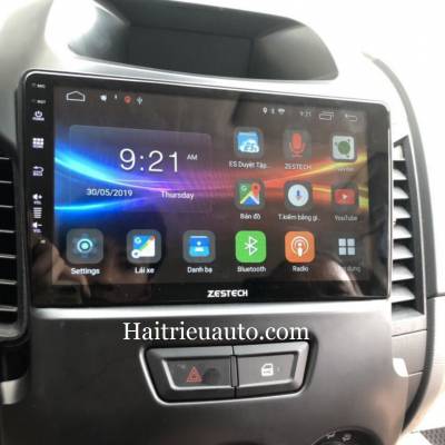 m&agrave;n h&igrave;nh android theo xe Ford Ranger 2015