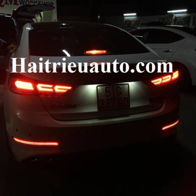 đ&egrave;n hậu độ nguy&ecirc;n bộ Hyundai Elantra