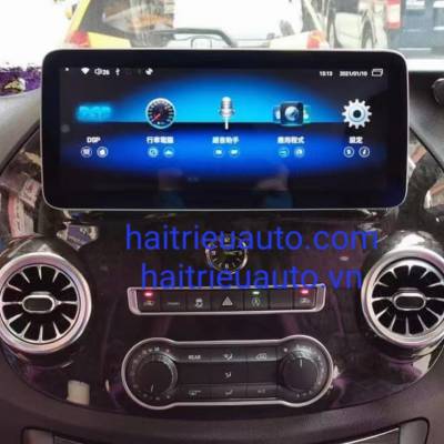 m&agrave;n h&igrave;nh android theo xe mercedes tivo