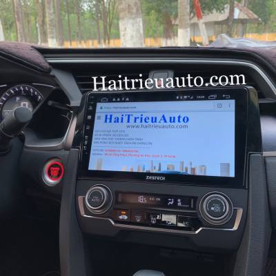 m&agrave;n h&igrave;nh android zestech theo xe honda civic 2018