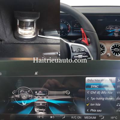 Hệ thống nước hoa Air freshener v&agrave; Ionisation theo xe Mercedes E200