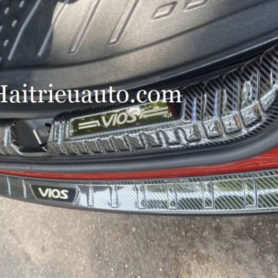 nẹp chống trầy cốp trong ngo&agrave;i xe vios