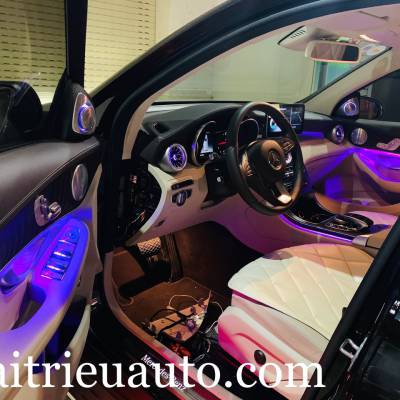 N&acirc;ng cấp led 64 mầu cho xe Mercedes GLC