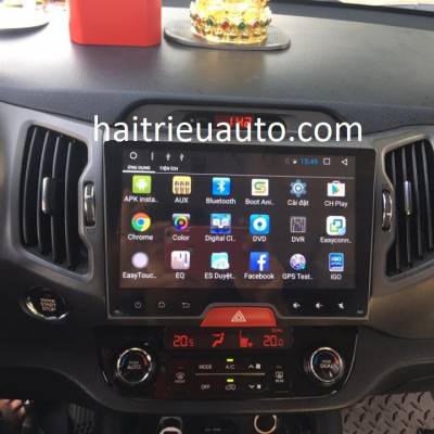 m&agrave;n h&igrave;nh android theo xe kia sportage 2010
