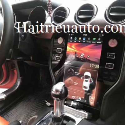 M&agrave;n h&igrave;nh android tesla theo xe Ford Mustang