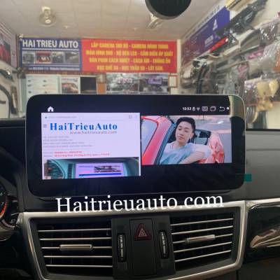 M&agrave;n h&igrave;nh android theo xe Mercedes E  2009-2012