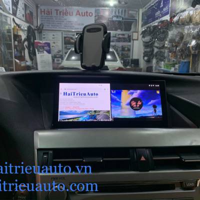M&agrave;n h&igrave;nh android theo xe lexus RX350 2011