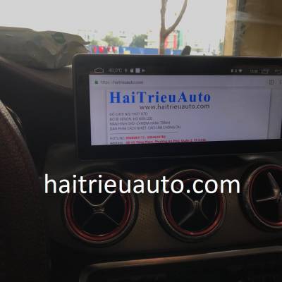 M&agrave;n h&igrave;nh android theo xe Mercedes CLA 