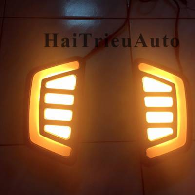 Độ đ&egrave;n led mặt calang cho xe FORD RANGER