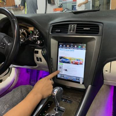 M&agrave;n h&igrave;nh tesla android theo xe Lexus is250 2007