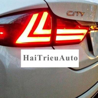 Đ&egrave;n hậu độ mẫu 2 vạch cho xe honda city 2015