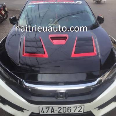 nắp c&aacute;p p&ocirc; độ cho xe honda civic 2017