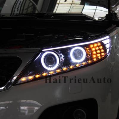 Độ đ&egrave;n led cho xe sorento
