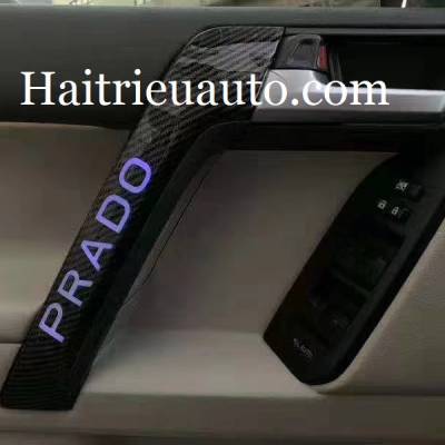 tay mở cửa đ&egrave;n led xe prado