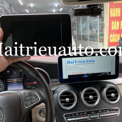 M&agrave;n h&igrave;nh android theo xe Mercedes GLC 200