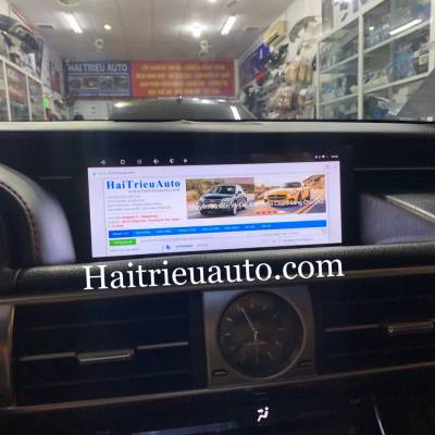 M&agrave;n h&igrave;nh android theo xe Lexus IS 250