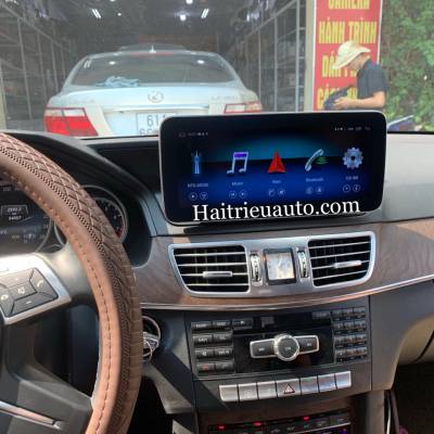 M&agrave;n hinh android theo xe Mercedes E200 2015
