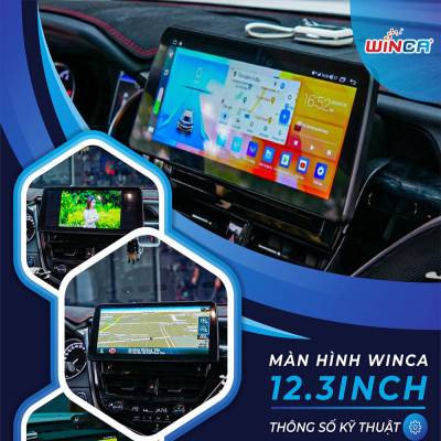 M&agrave;n H&igrave;nh DVD Android &Ocirc; T&ocirc; Winca S300+ Pro 360 12.3 Inch Th&ocirc;ng Dụng