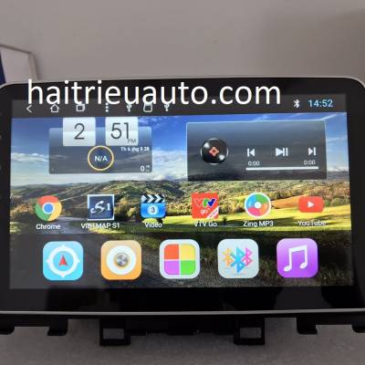 m&agrave;n h&igrave;nh android theo xe Hyundai Kona