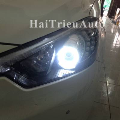 Độ đ&egrave;n led v&ograve;ng cho xe kia k3