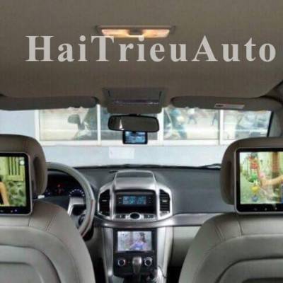 M&agrave;n h&igrave;nh gối đầu 10in lắp cho xe captiva