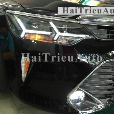 Đ&egrave;n pha độ cho xe camry 2016